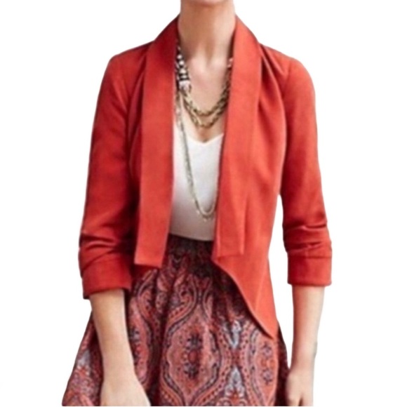 ANTHROPOLOGIE Cartonnier Open Blazer - Picture 1 of 14